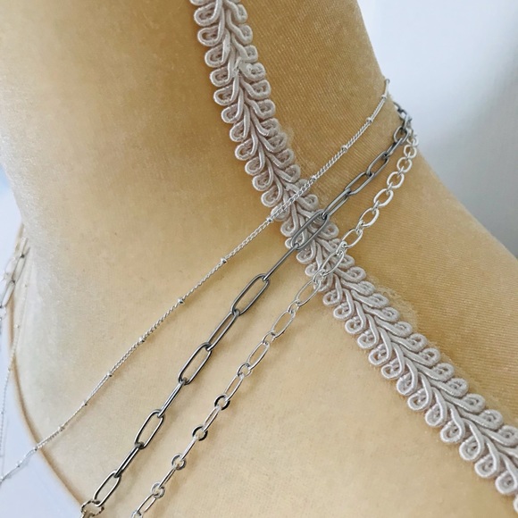 Handmade Pop of Color 3 Piece Necklace Set-Glass Cabochon-Gemstone Carnelian - Picture 11 of 12